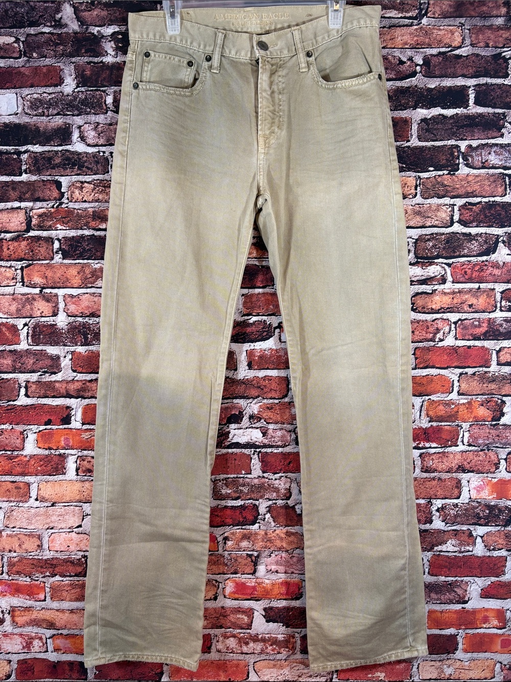American Eagle Outfitters Men’s Dual Color Khaki Original Straight-Leg 31/34